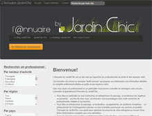 Tablet Screenshot of annuaire.jardinchic.com